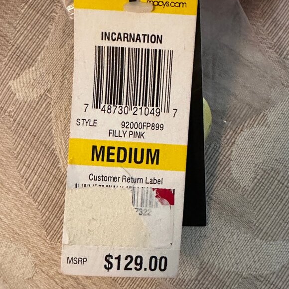 NWT! INC International Concepts Womens Hot Pink Double Breasted Trench Coat Sz M - Picture 10 of 14